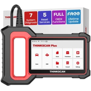 THINKCAR ThinkScan Plus S7 OBD2 Diagnostic Scanner for $110