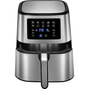 Insignia 3.4-Quart Stainless Steel Digital Air Fryer for $30 Insignia 3.4-Quart Stainless Steel Digital Air Fryer for $30