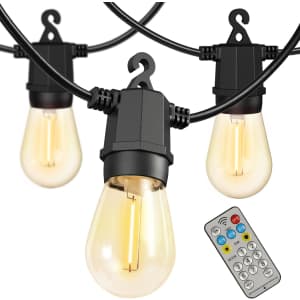 48-Foot Outdoor String Lights for $16