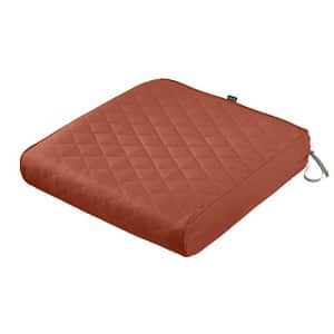 Classic Accessories Montlake Water-Resistant 25 x 25 x 5 Inch Square Outdoor Quilted Seat Cushion, for $56