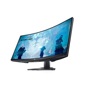 Dell Curved Gaming Monitor 34 Inch Curved Monitor with 144Hz Refresh Rate, WQHD (3440 x 1440) for $400