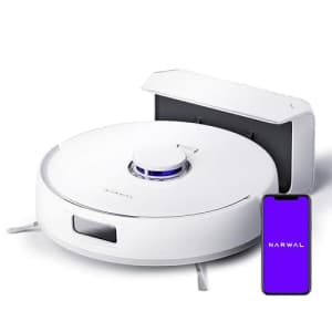 NARWAL Freo X Plus Robot Vacuum and Mop, 7-Week Dust Storage, Zero Tangles, 7800Pa Suction, for $400