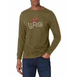 LRG Men's Long Sleeve Tee Shirt, BB Military Green, M for $22 LRG Men's Long Sleeve Tee Shirt, BB Military Green, M for $22