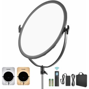 Neewer 21" Round LED Flapjack Studio Light for $84 Neewer 21" Round LED Flapjack Studio Light for $84
