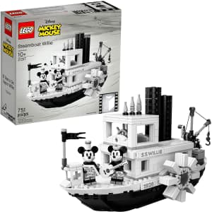 LEGO Ideas Disney Steamboat Willie for $80