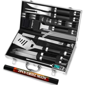 30-Piece BBQ Grill Tool Set for $21