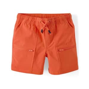 Gymboree,Boys,and Toddler Quick Dry Tie Front Jogger Shorts for $11