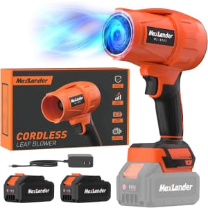 MaxLander 21V Cordless Electric Handheld Leaf Blower for $32 MaxLander 21V Cordless Electric Handheld Leaf Blower for $32