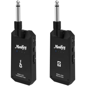 Moukey 5.8GHz Wireless Digital Electric Guitar Transmitter and Receiver for $24 Moukey 5.8GHz Wireless Digital Electric Guitar Transmitter and Receiver for $24