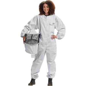 Bees & Co Natural Cotton Beekeeper Suit with Round Veil for $35 Bees & Co Natural Cotton Beekeeper Suit with Round Veil for $35