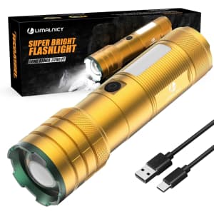 Limalnicy Long Range Super Bright Flashlight for $8