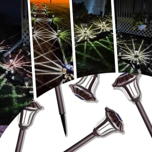 Suncket Solar Pathway Light 8-Pack for $8 Suncket Solar Pathway Light 8-Pack for $8