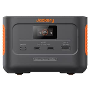 Jackery Explorer 100 Plus 128W Portable Power Station for $89