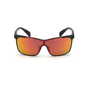 adidas SP0019 Panto Sunglasses, Black, 00mm for $52