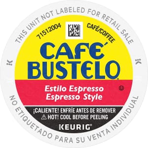 Cafe Bustelo Espresso Style 72-Count K-Cup Pods for $25 w/ Sub & Save
