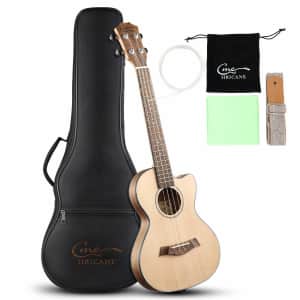 Hricane 27" Cutaway Tenor Ukulele from $50 Hricane 27" Cutaway Tenor Ukulele from $50