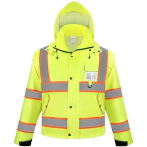 Ticonn Reflective Rain Jacket for $33