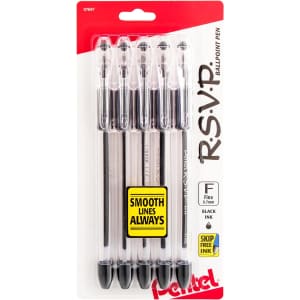 Pentel R.S.V.P. Ballpoint Pen 5-Pack for $2.16 via Sub. & Save