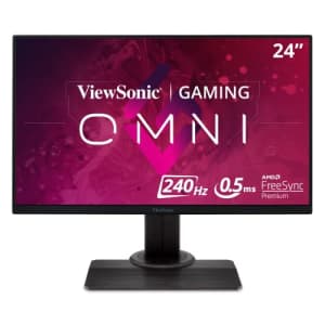 ViewSonic OMNI XG2431 24 Inch 1080p 0.5ms 240Hz Gaming Monitor with AMD FreeSync Premium, Advanced for $230