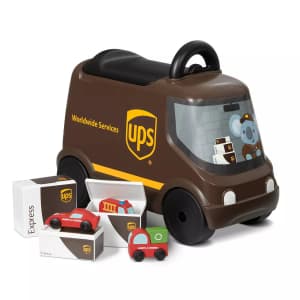 Radio Flyer UPS Delivery Truck Ride-On for $20