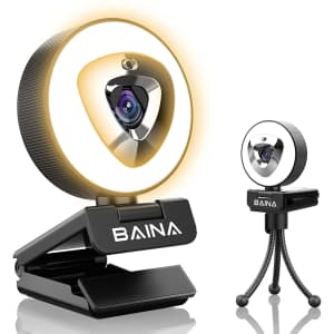 Baina 1080p Webcam with Microphone for $15