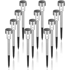 Gigalumi Solar Pathway Light 12-Pack: $12