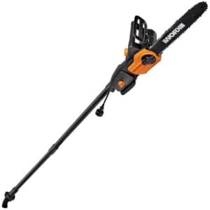 Worx 8A 10" 2-in-1 Electric Pole Saw and Chainsaw for $63