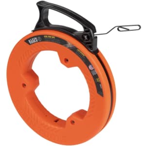 Klein Tools 50-Foot Steel Fish Tape Wire Puller for $20