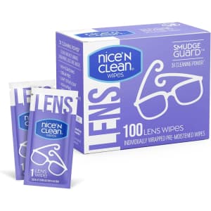 Nice 'n Clean SmudgeGuard Lens Cleaning Wipes 100-Pack for $4.73 via Sub & Save