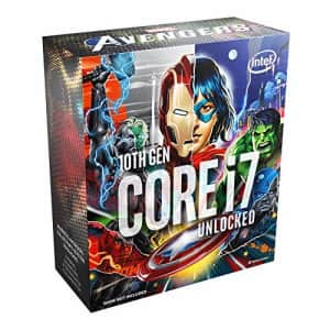 Intel Core i7-10700K Desktop Processor Featuring Marvel's Avengers Collector's Edition Packaging 8 for $300