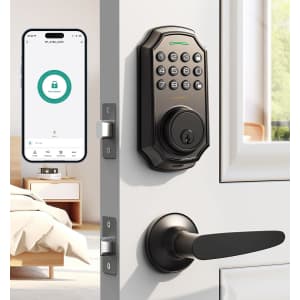 Arpha Keyless Entry Door Lock with Handle for $30