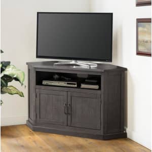 Martin Svensson Home Rustic 50" Solid Wood Corner TV Stand for $340 Martin Svensson Home Rustic 50" Solid Wood Corner TV Stand for $340