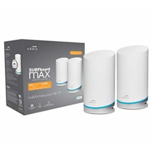 ARRIS SURFboard mAX WiFi 6 Tri-band Mesh AX6600 Router Bundle for $201