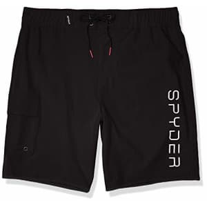 Spyder Men's 9" Cargo Hybrid Board Short, Black, Small for $30 Spyder Men's 9" Cargo Hybrid Board Short, Black, Small for $30