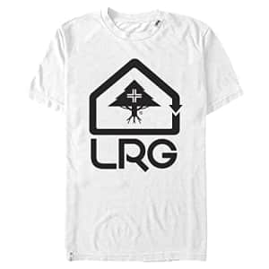 LRG Lifted Research Group Direction Young Men's Short Sleeve Tee Shirt, White, XX-Large for $12