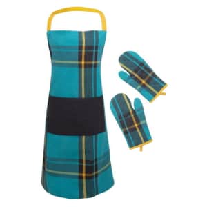 Mainstays 3-Piece Apron and Oven Mitt Set for $6