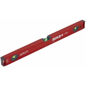 SOLA LSX24 X PRO Aluminum Box Profile Spirit Level with 3 60% Magnified Vials, 24-Inch for $70