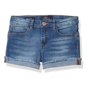 Lucky Brand Girls' 5-Pocket Cuffed Stretch Denim Short, Riley Angela Wash, 6 for $24 Lucky Brand Girls' 5-Pocket Cuffed Stretch Denim Short, Riley Angela Wash, 6 for $24
