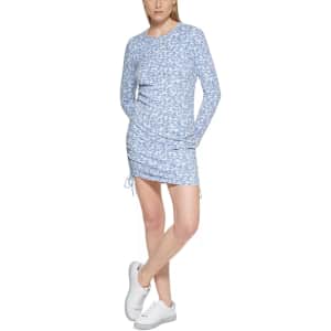 Calvin Klein Jeans Women's Petite Cheetah-Print Cinch Dress for $24 Calvin Klein Jeans Women's Petite Cheetah-Print Cinch Dress for $24