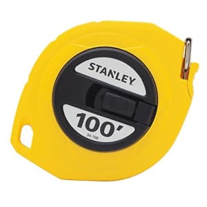 Stanley 34-106 Long Tape Measure, 3/8" Graduations, 100 ft., Yellow for $20