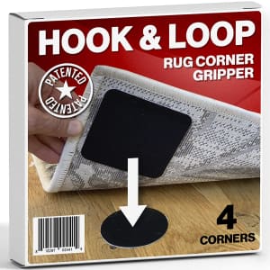 SlipToGrip Hook & Loop Corner Rug Grippers from $10