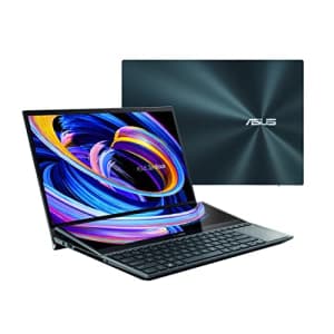 ASUS ZenBook Pro Duo 15 UX582 Laptop, 15.6 OLED 4K Touch Display, i7-12700H, 16GB, 1TB, GeForce RTX for $1,800