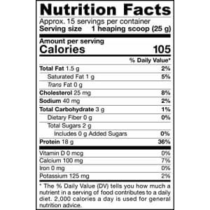 Jarrow Formulas Whey Protein Grass Fed, Sports Nutrition, Vanilla, 370 g, 13.8 Ounce (VAN1G) for $25 Jarrow Formulas Whey Protein Grass Fed, Sports Nutrition, Vanilla, 370 g, 13.8 Ounce (VAN1G) for $25