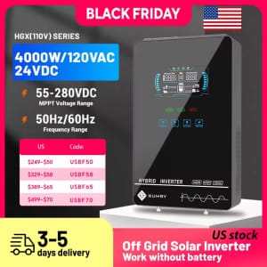 Sumry 4KW 120V Off Grid Solar Inverter for $216