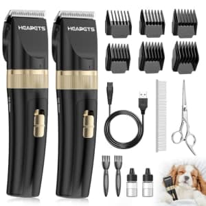 Dog Clippers Pet Hair Trimmers 2-Pack for $11 Dog Clippers Pet Hair Trimmers 2-Pack for $11
