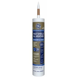 GE 10.1-oz. Window & Door Max Shield All Weather Caulk for $3 GE 10.1-oz. Window & Door Max Shield All Weather Caulk for $3