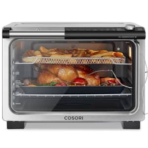 COSORI Ceramic Air Fryer Toaster Oven Combo, 13-in-1 Flat-Sealed Heating Elements for Easy Cleanup, for $200