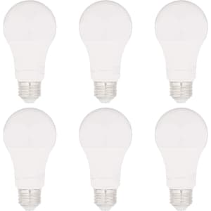 Amazon Basics 100W Equivalent A19 LED Light Bulb 6-Pack for $6