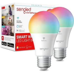 Sengled Smart WiFi LED Multi-Colored Light Bulb 2-Pack for $14