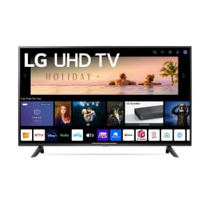 LG 65" 65UP7050 4K UHD LED Smart TV for $398